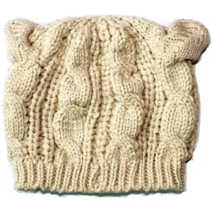 2016 Fashion Lady Girls Winter wool makes hotspot Cat Ear Hat Beanie  Free shipping ModelSupplies