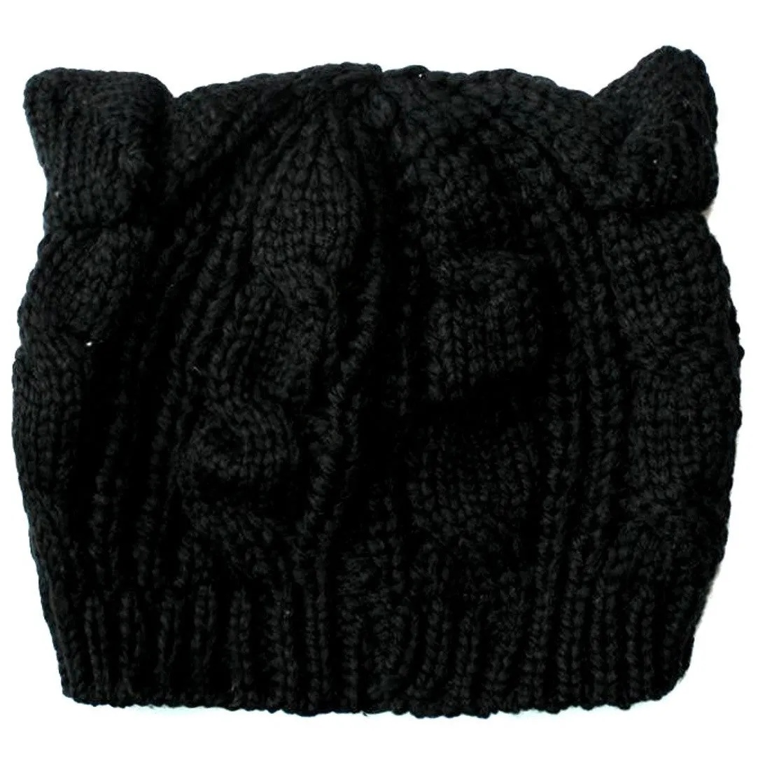 2016 Fashion Lady Girls Winter wool makes hotspot Cat Ear Hat Beanie  Free shipping ModelSupplies
