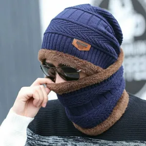2pc. Fleece-Style Ski Cap and Scarf
