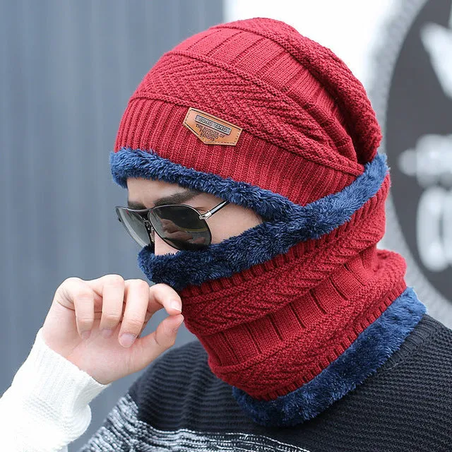 2pc. Fleece-Style Ski Cap and Scarf