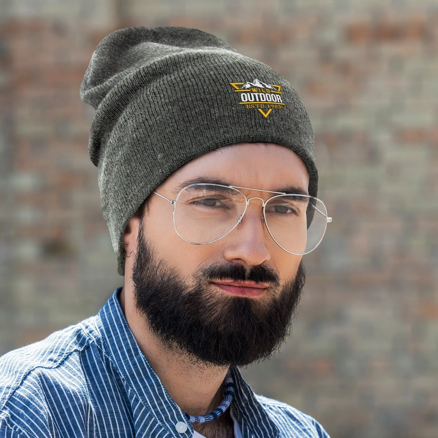 agogo Heather Slouch Beanie