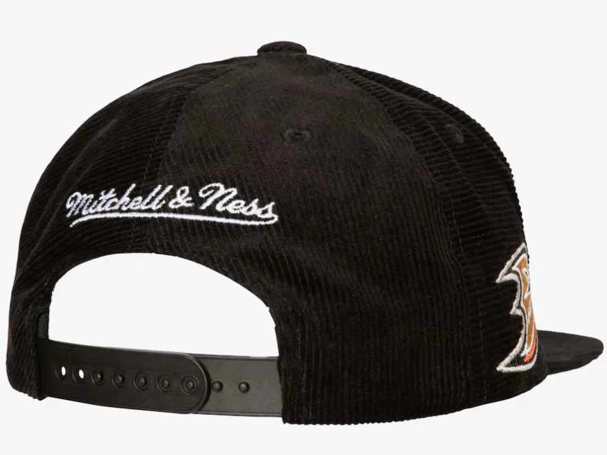 Anaheim Ducks All Directions Corduroy Snapback Hat