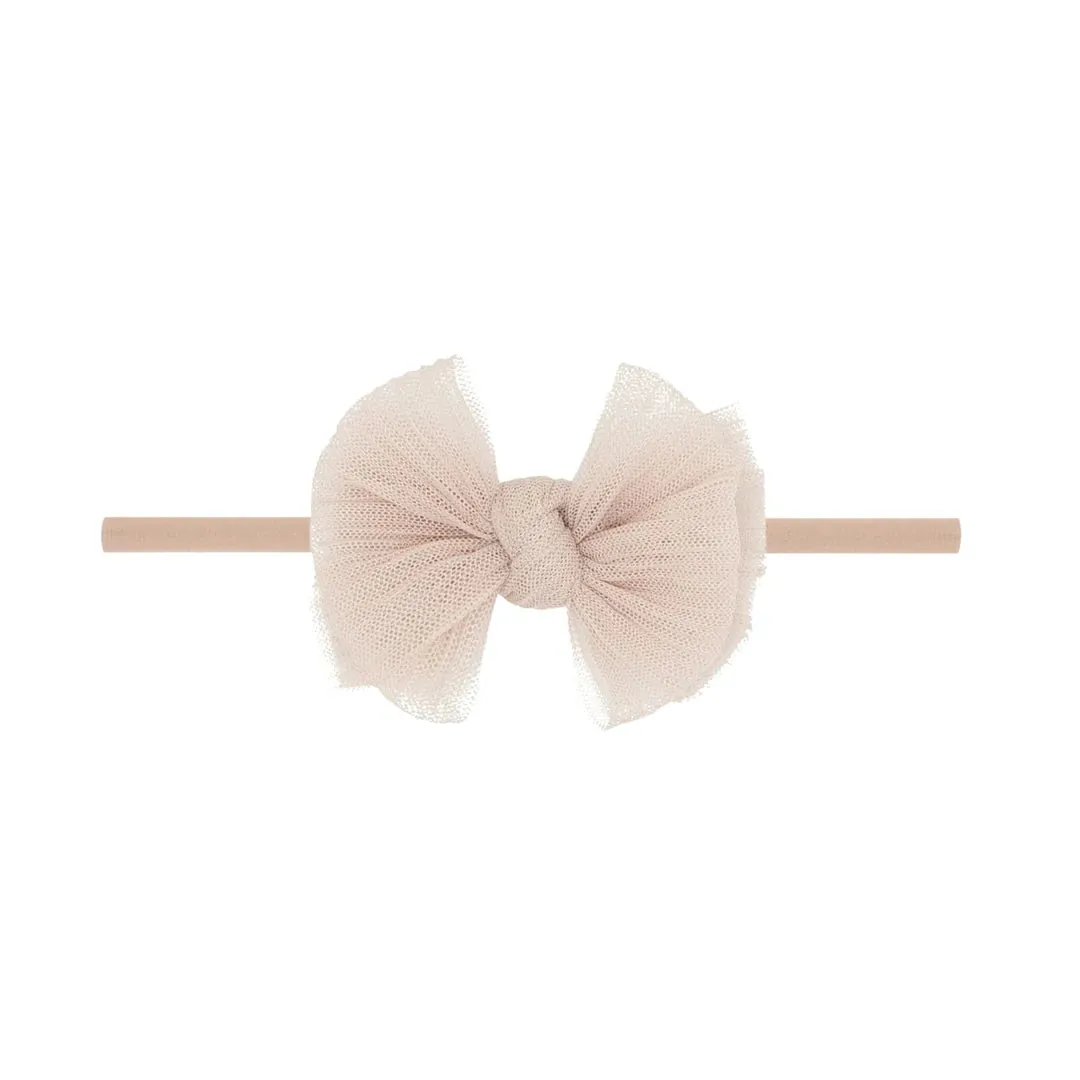 Baby Bling Tulle Baby Fab® Skinny Headbands - three colors