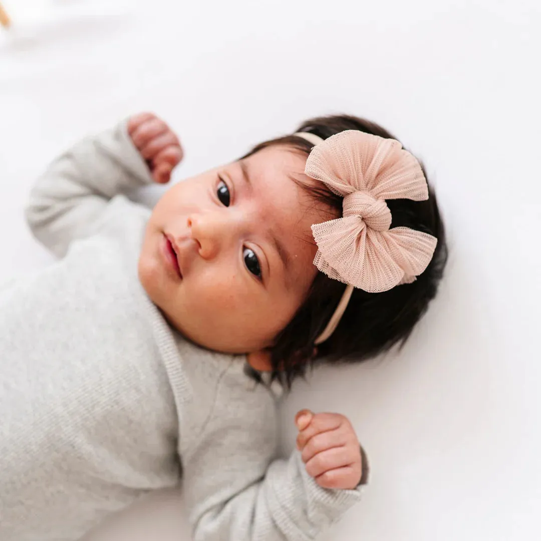 Baby Bling Tulle Baby Fab® Skinny Headbands - three colors