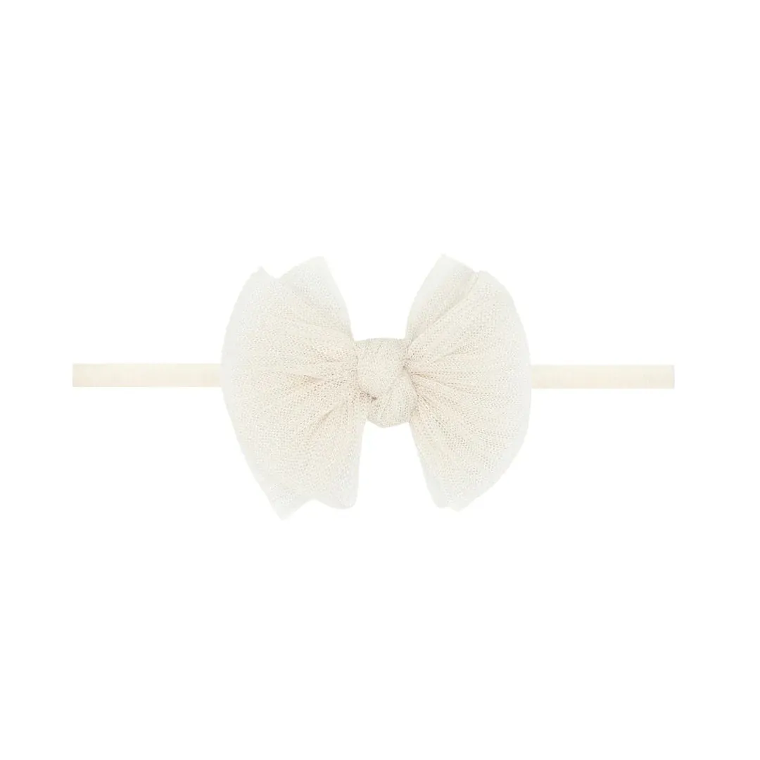 Baby Bling Tulle Baby Fab® Skinny Headbands - three colors