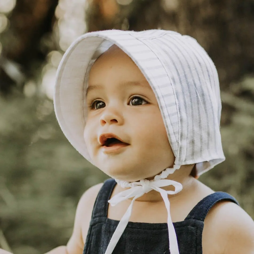 Bedhead Reversible Bonnet Hat- Finley/Blanc M