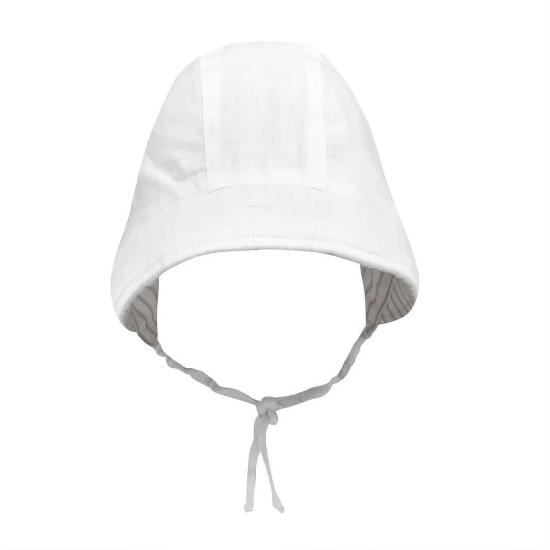 Bedhead Reversible Bonnet Hat- Finley/Blanc M