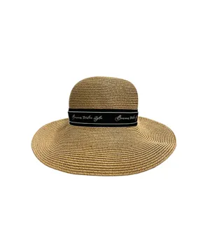 BENECIA 12 Avenue Wide Brim - Dark Beige