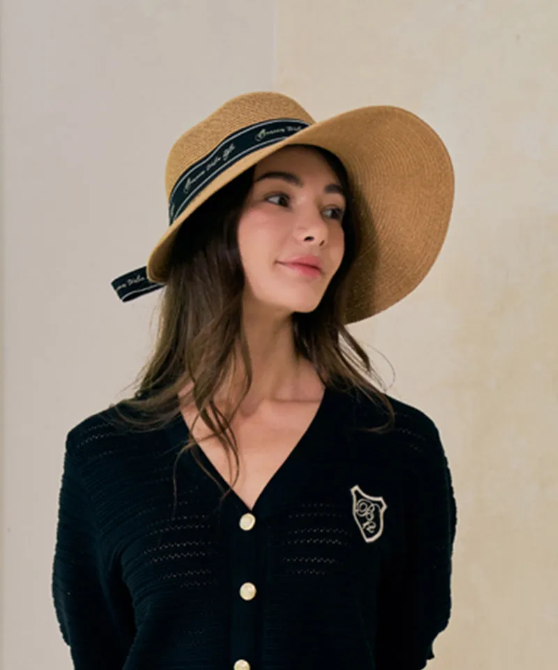 BENECIA 12 Avenue Wide Brim - Dark Beige