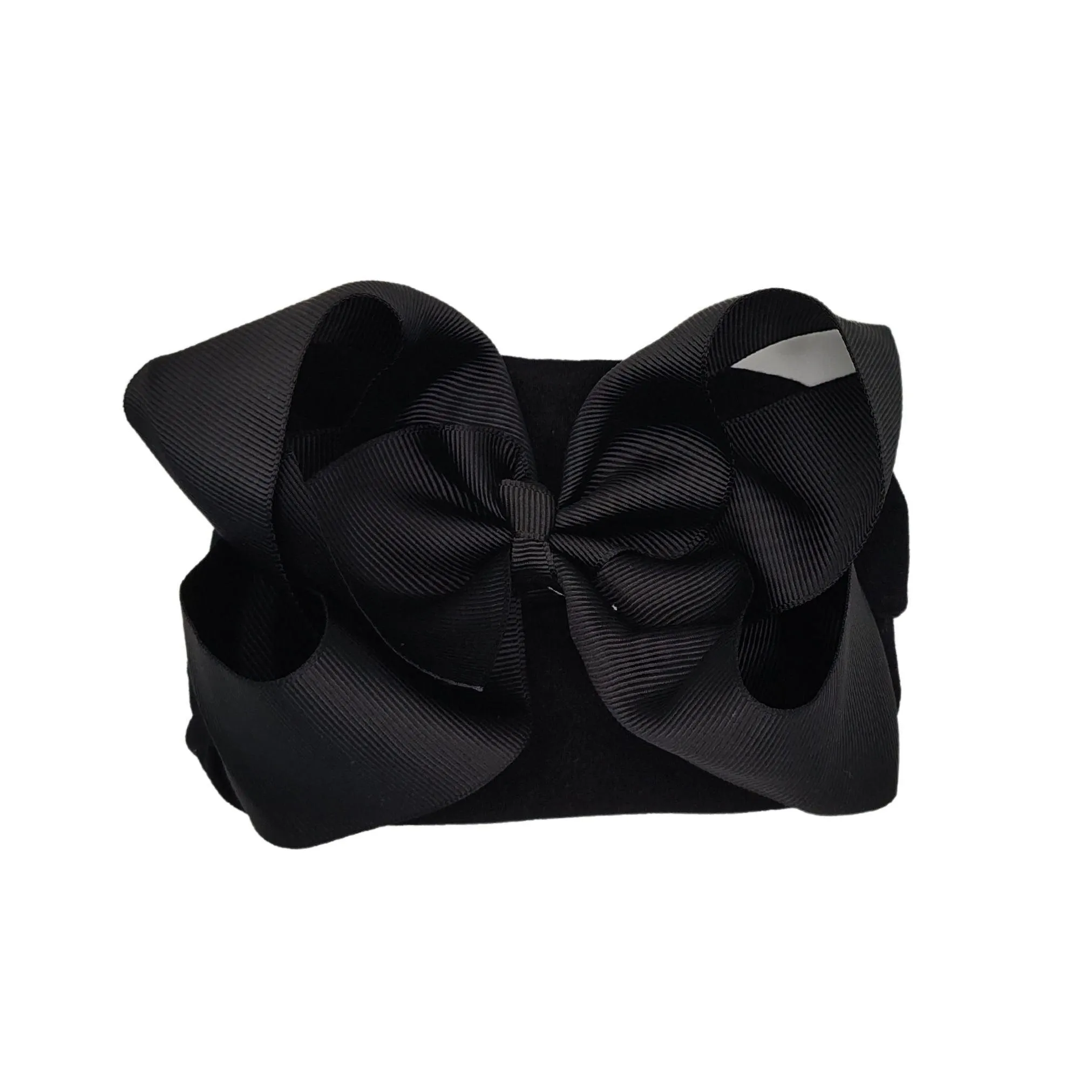 Black Turban Bow Headband