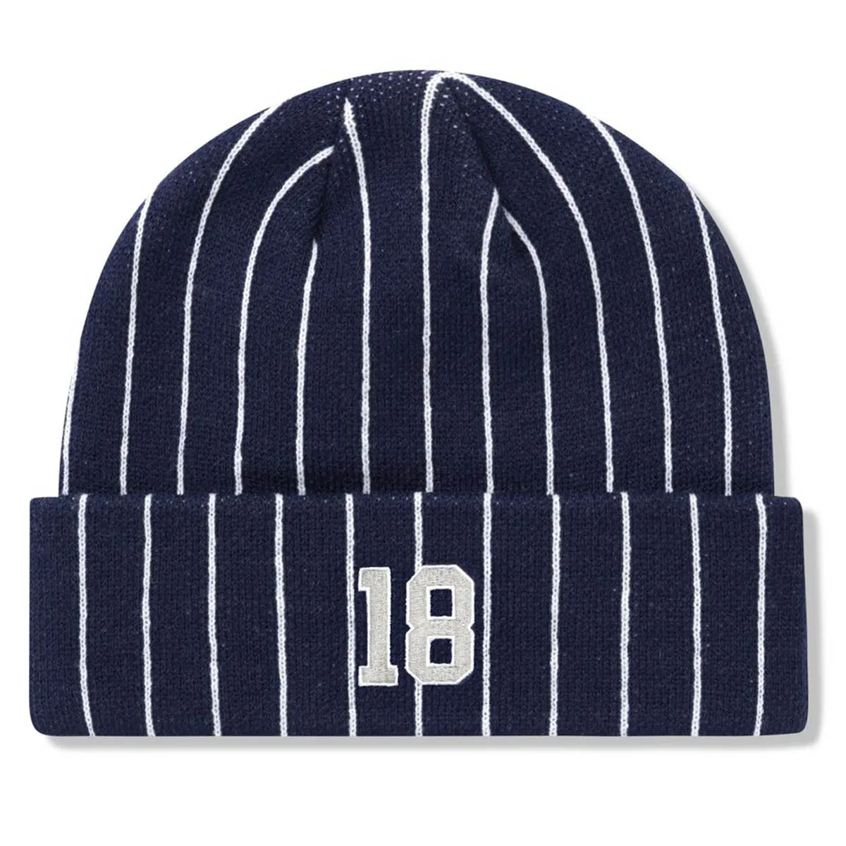 Cash Only - Pinstripe Beanie Navy