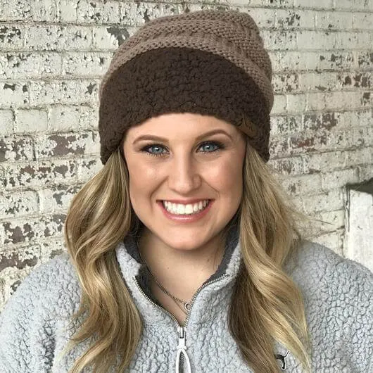 CC Beanie  Sherpa cuff Beanie