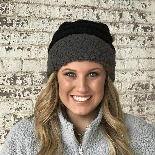 CC Beanie  Sherpa cuff Beanie