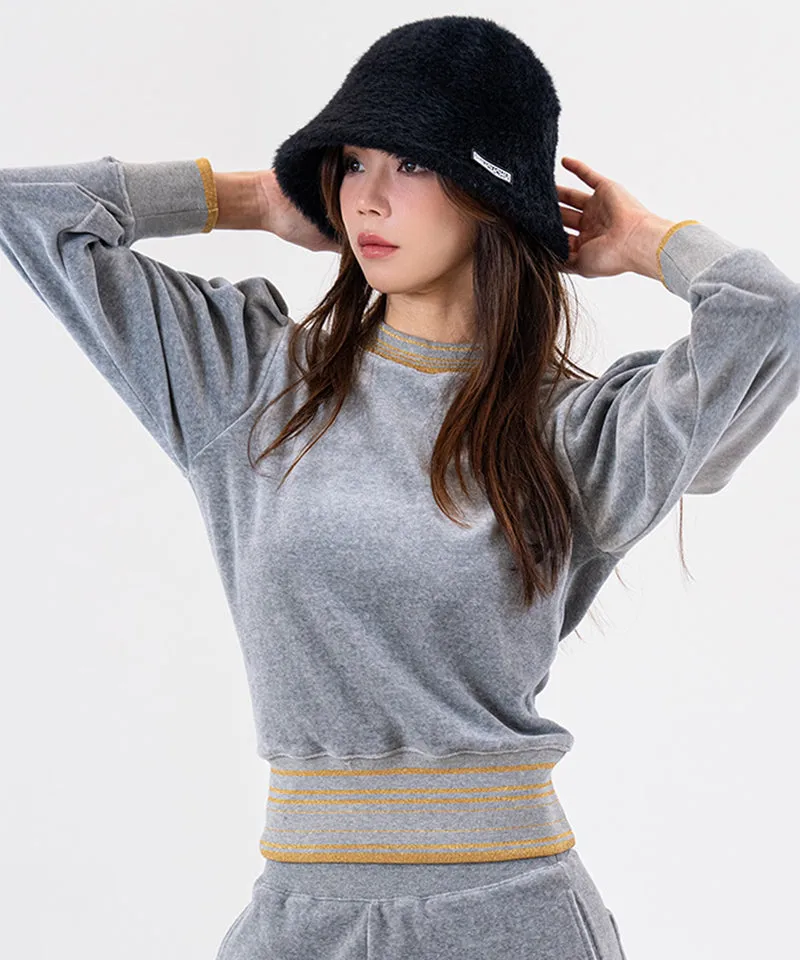 CHUCUCHU Angora Bucket Hat - Black