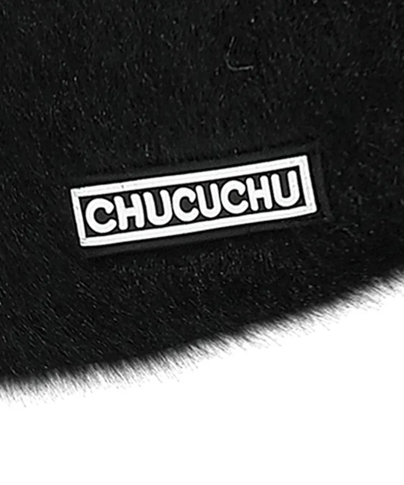 CHUCUCHU Angora Bucket Hat - Black