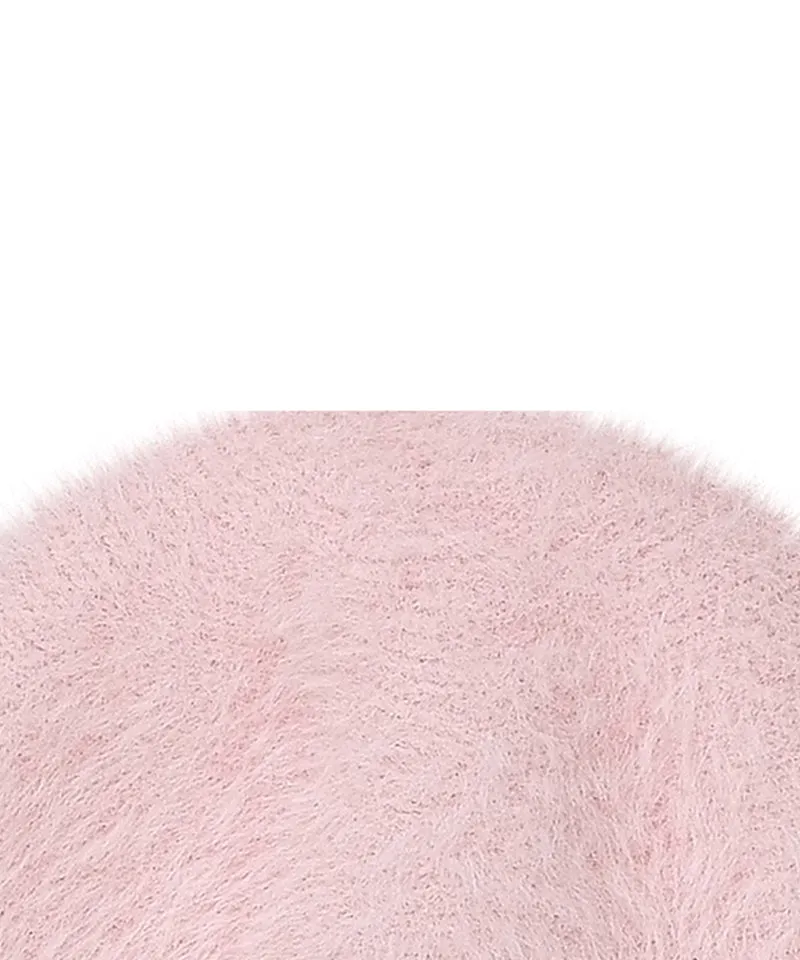 CHUCUCHU Angora Bucket Hat - Pink