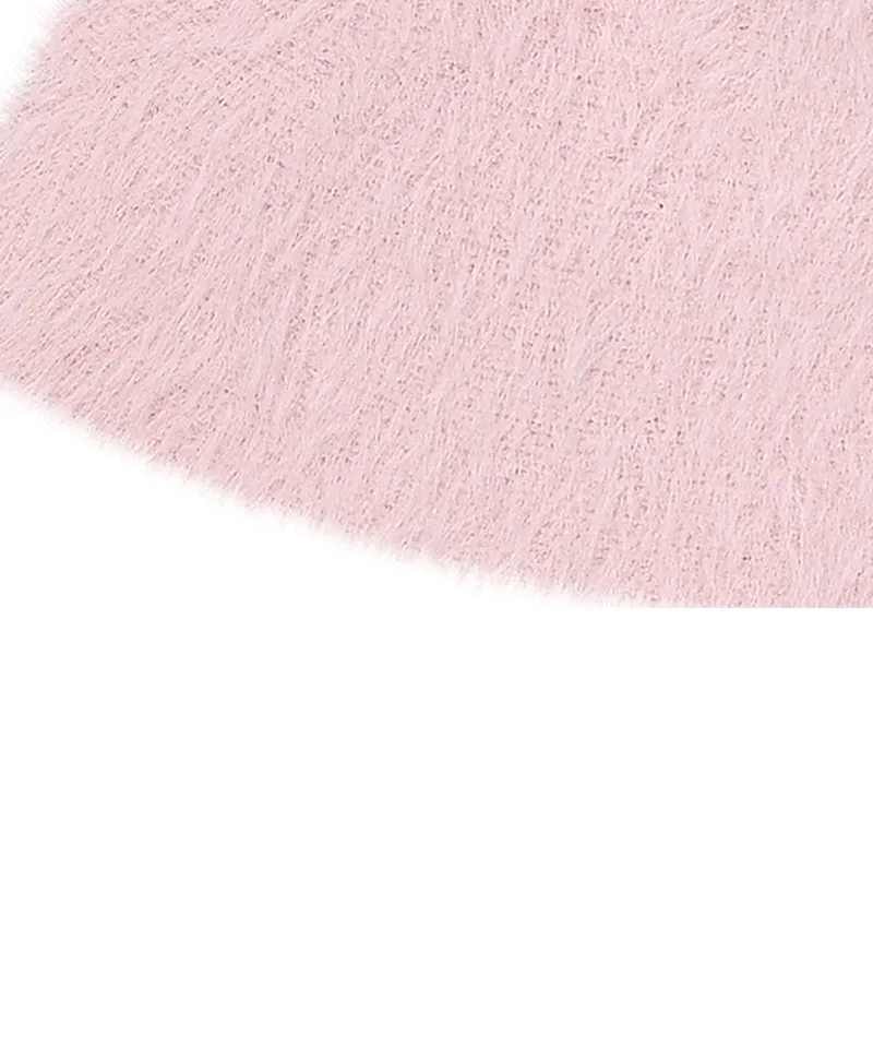 CHUCUCHU Angora Bucket Hat - Pink