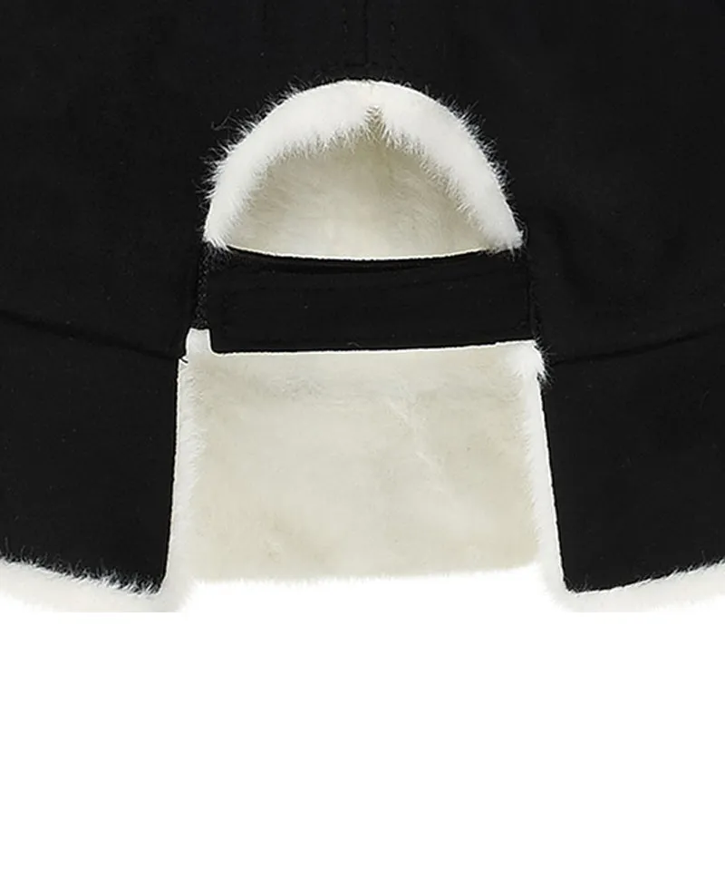 CHUCUCHU Suede Bucket Hat - Black
