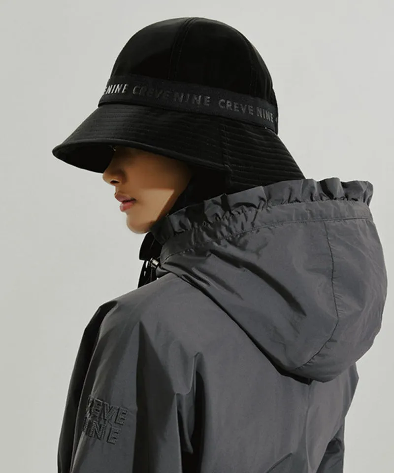 CREVE NINE: Unbalanced Lettering Bucket Hat - 2 Colors