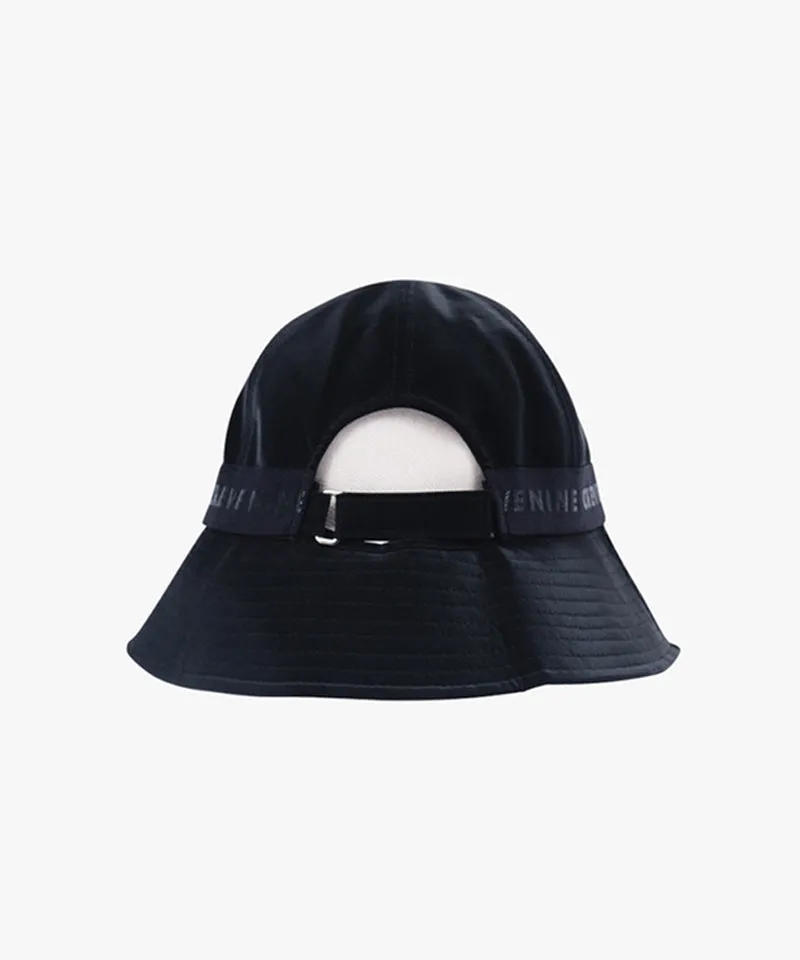 CREVE NINE: Unbalanced Lettering Bucket Hat - 2 Colors