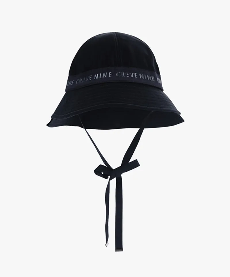 CREVE NINE: Unbalanced Lettering Bucket Hat - 2 Colors
