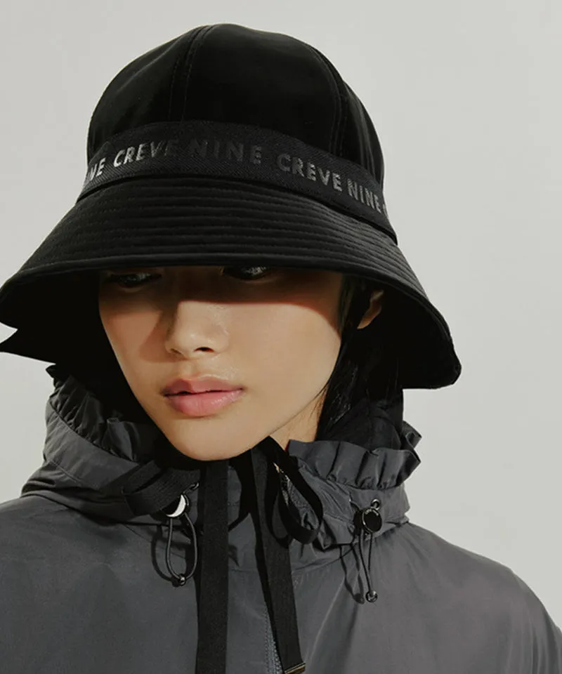 CREVE NINE: Unbalanced Lettering Bucket Hat - 2 Colors