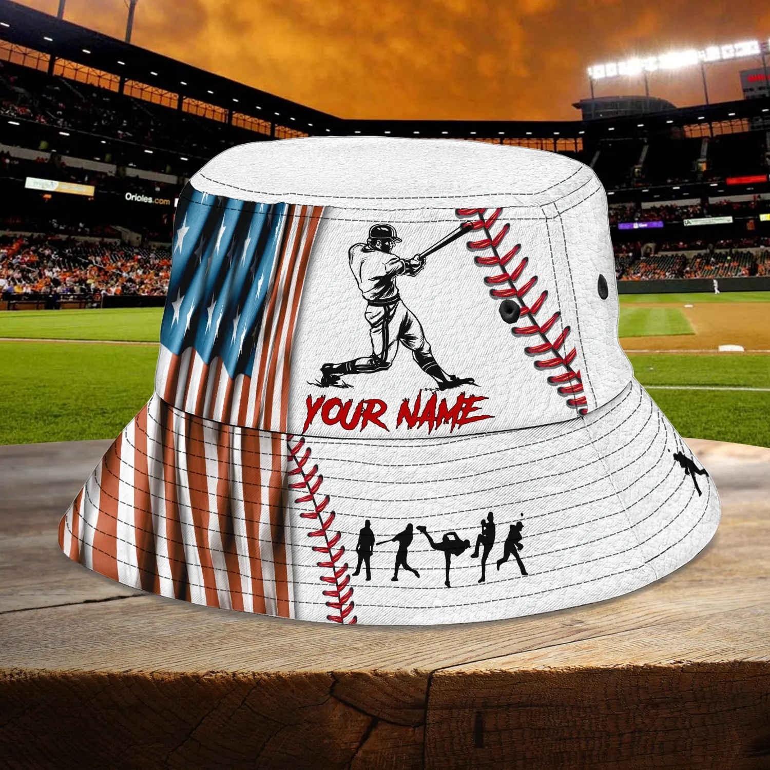 Custom Bucket Hat - Baseball - Fuly 17
