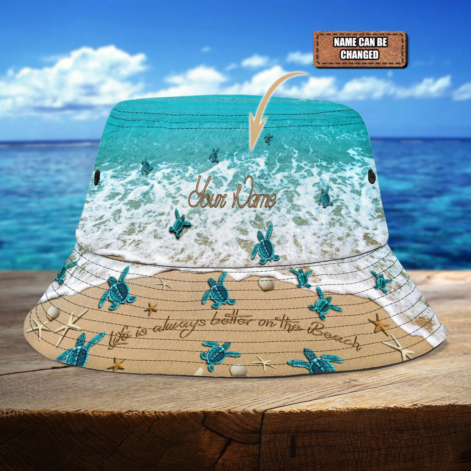 Custom Bucket Hat - BEACH - RINC98