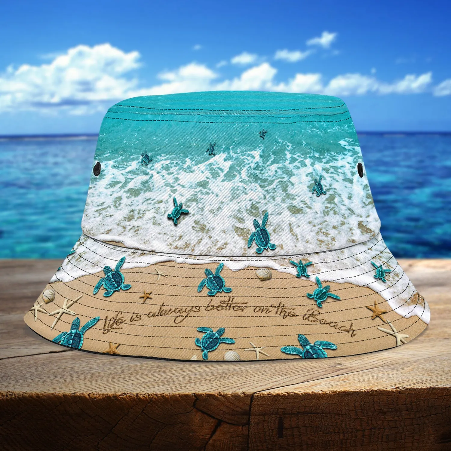 Custom Bucket Hat - BEACH - RINC98