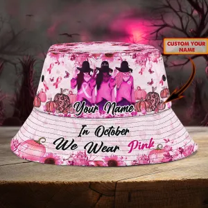 Custom Bucket Hat - Breast Cancer - HN95 - Halloween Version