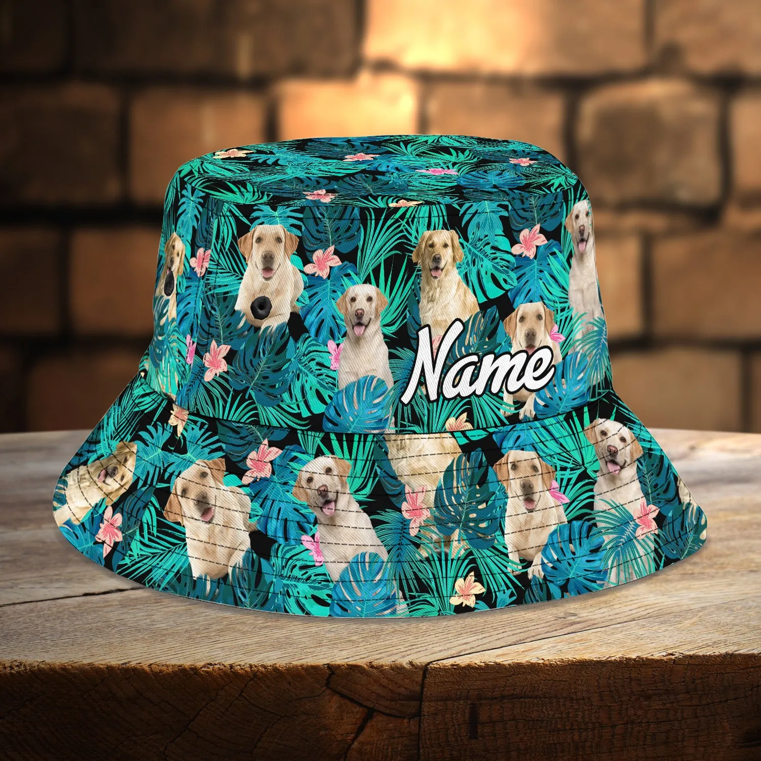Custom Bucket Hat -Golden Retriever- Hd98 66