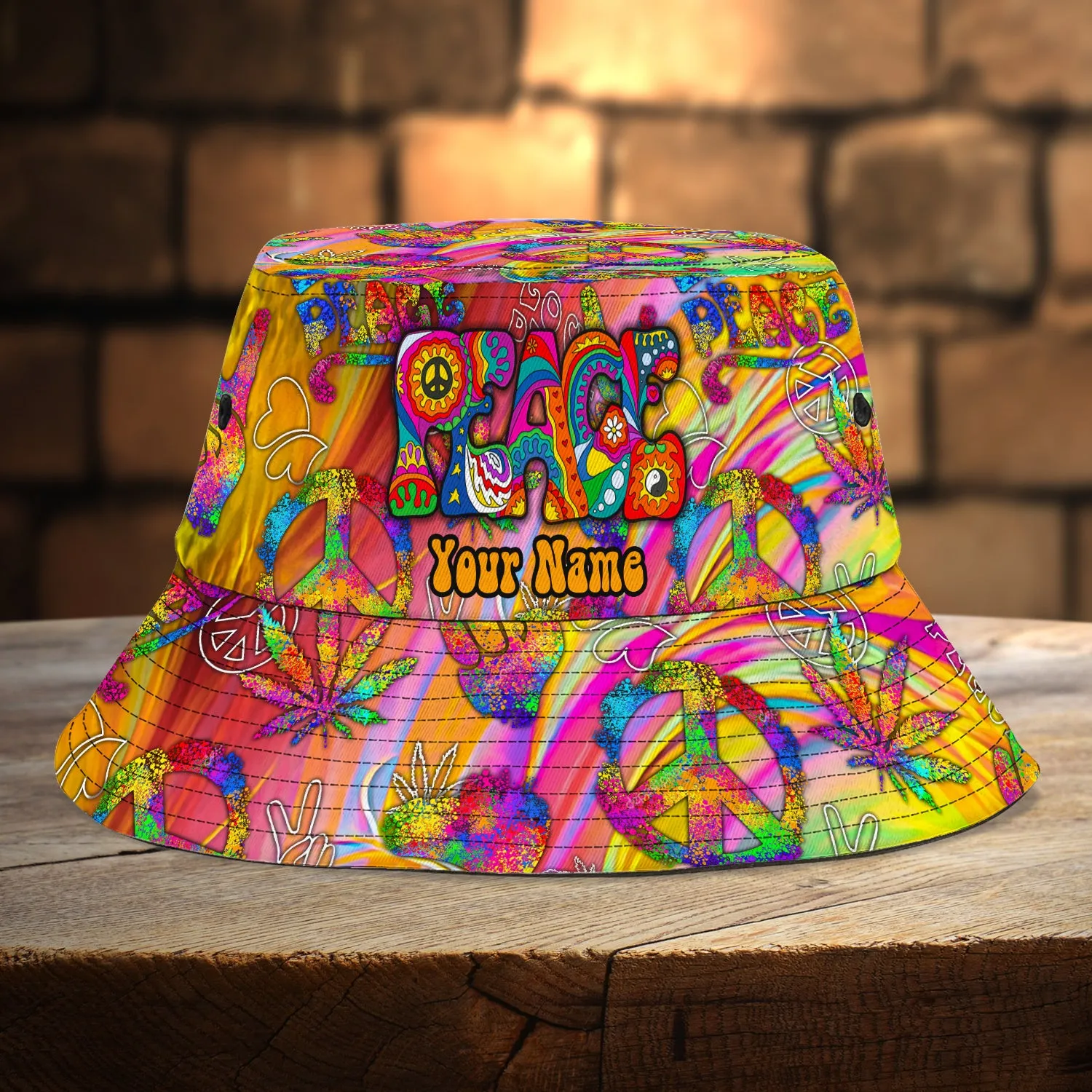 Custom Bucket Hat - Hippie - 315