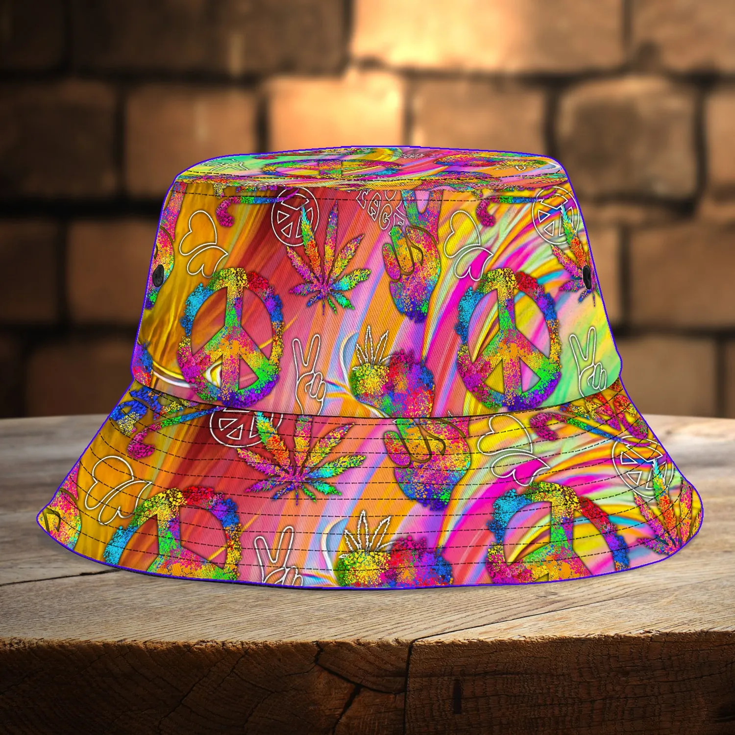 Custom Bucket Hat - Hippie - 315