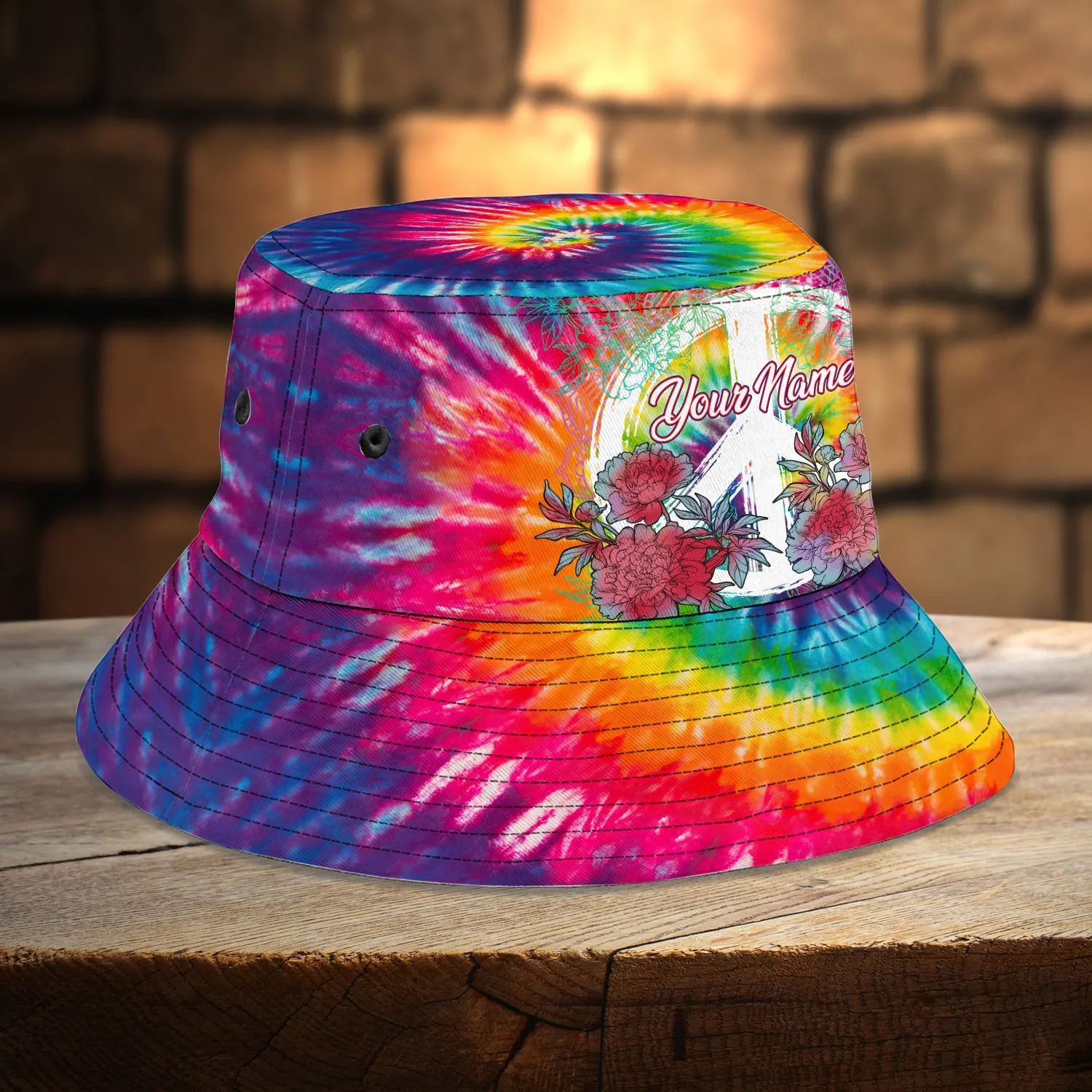 Custom Bucket Hat - Hippie Car - 416