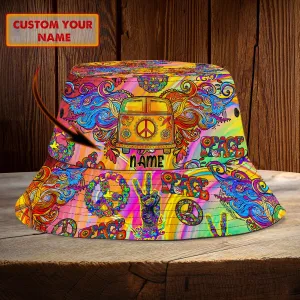 Custom Bucket Hat - Hippie Car - 473