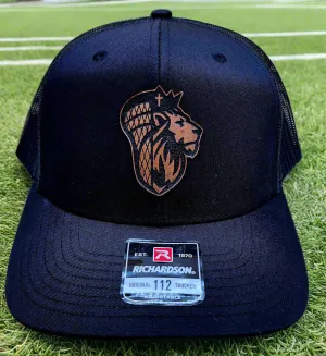 CVCA Lacrosse Leather Patch Snapback Trucker Hat