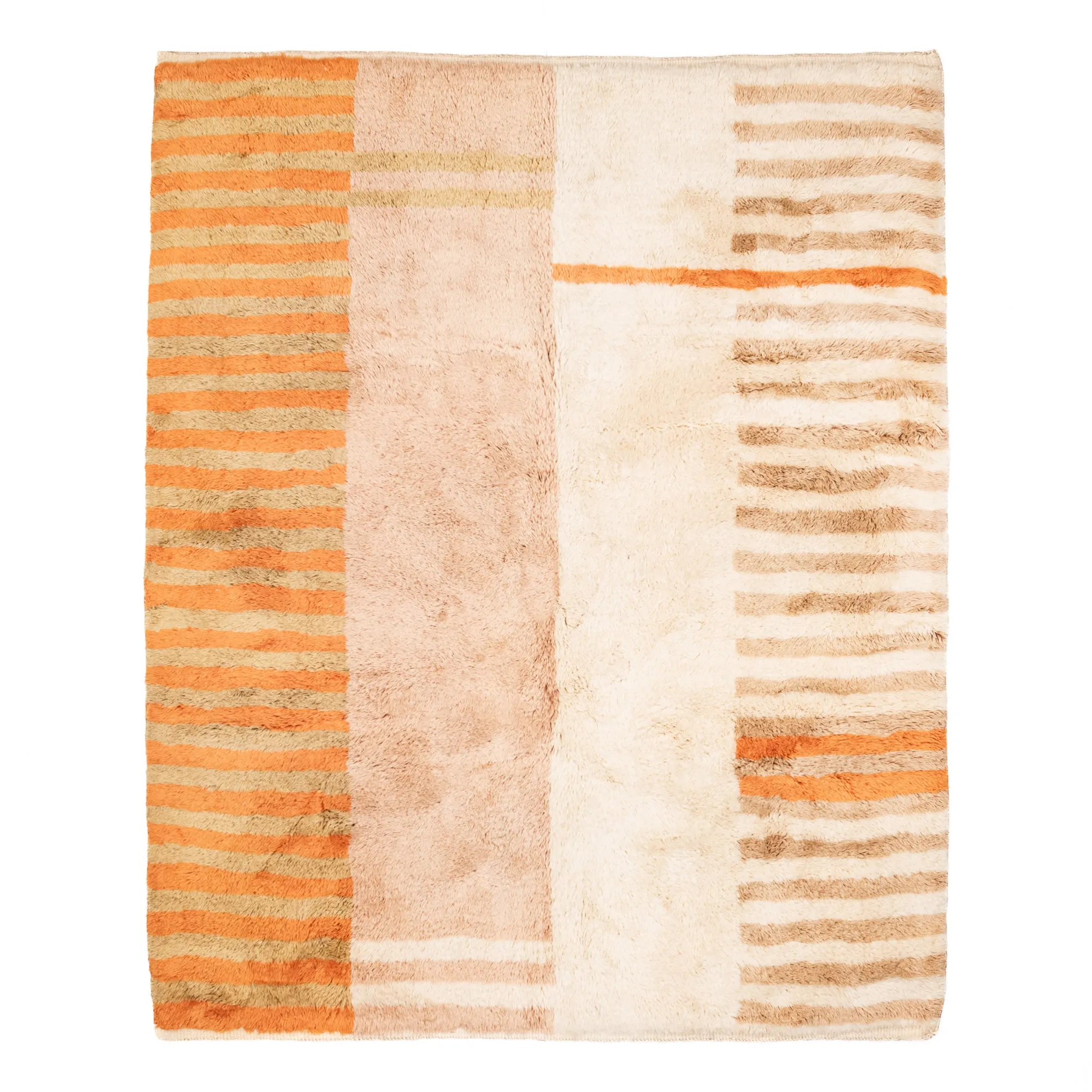 Defragmented Sunset - luxury beni mrirt rug