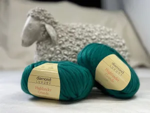 Diamond Highlander Yarn~4412~Kelly Green