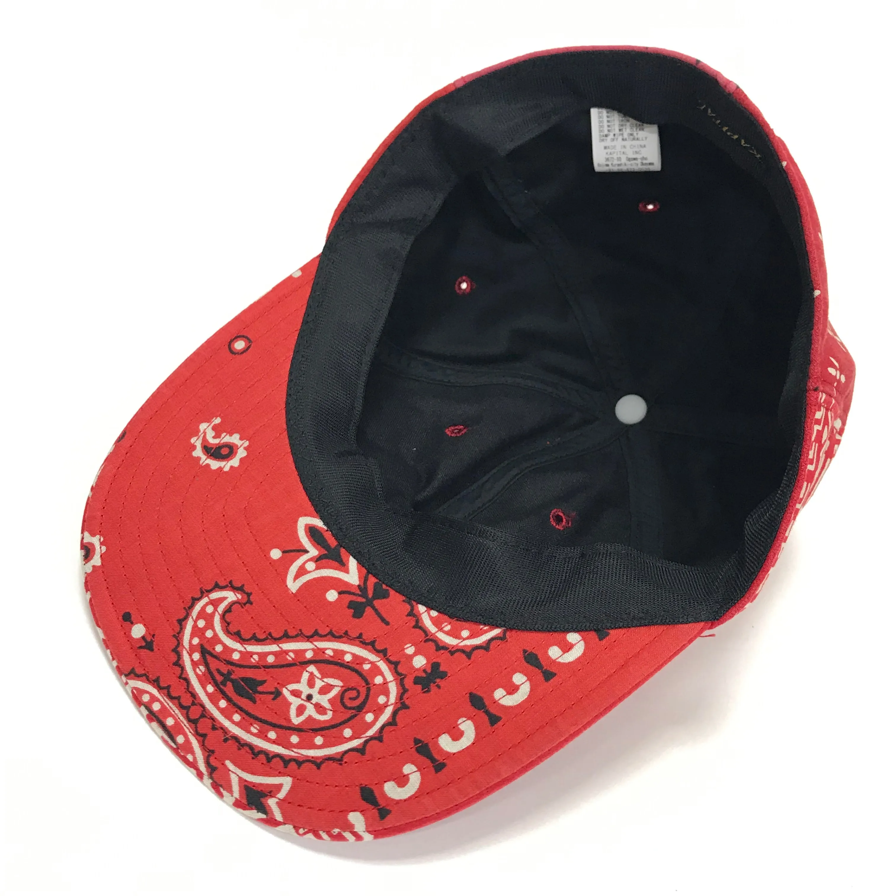 DS! Kapital Vintage Bandana Patchwork Cap Red