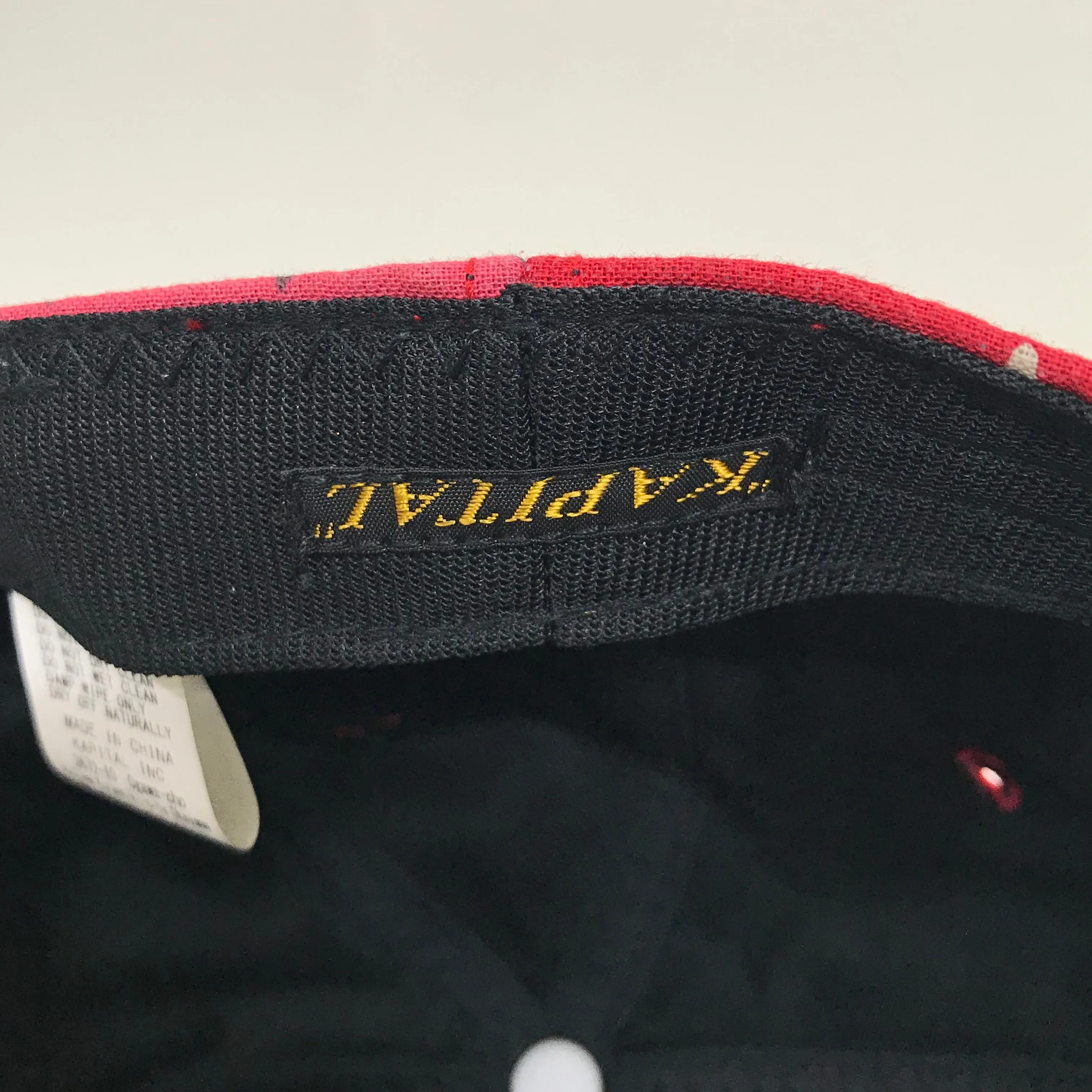 DS! Kapital Vintage Bandana Patchwork Cap Red
