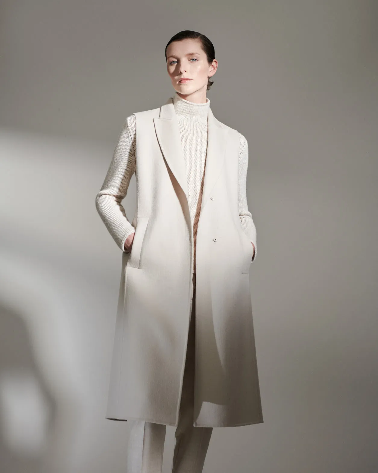 Duo Coat - Wool Vest and Bolero Jacket