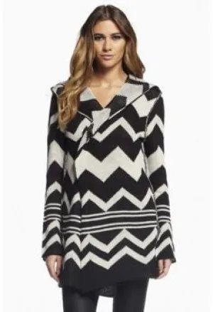 Elan | Chevron Sweater Cardigan
