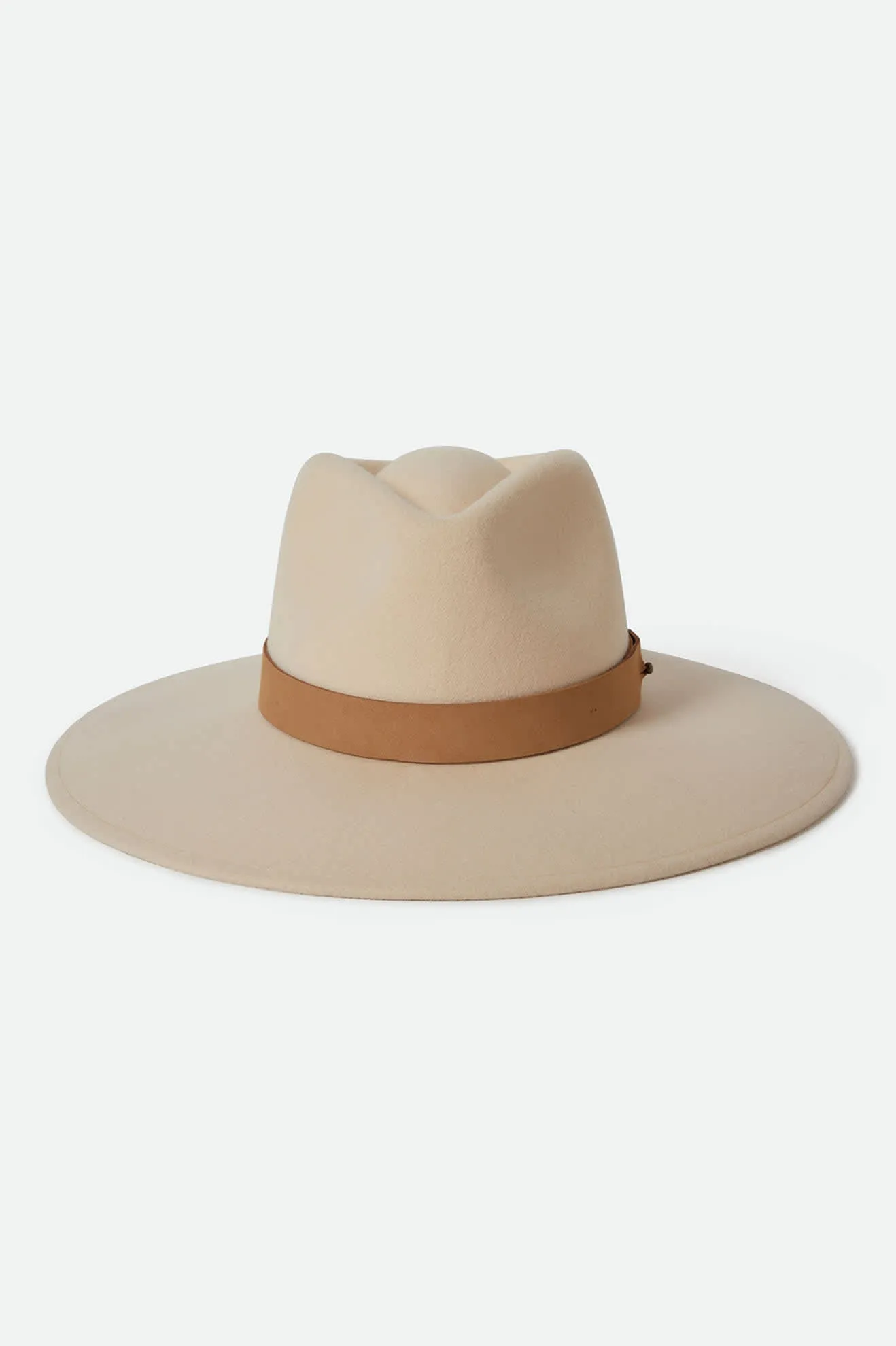 Eleanor Felt Packable Hat - Macadamia