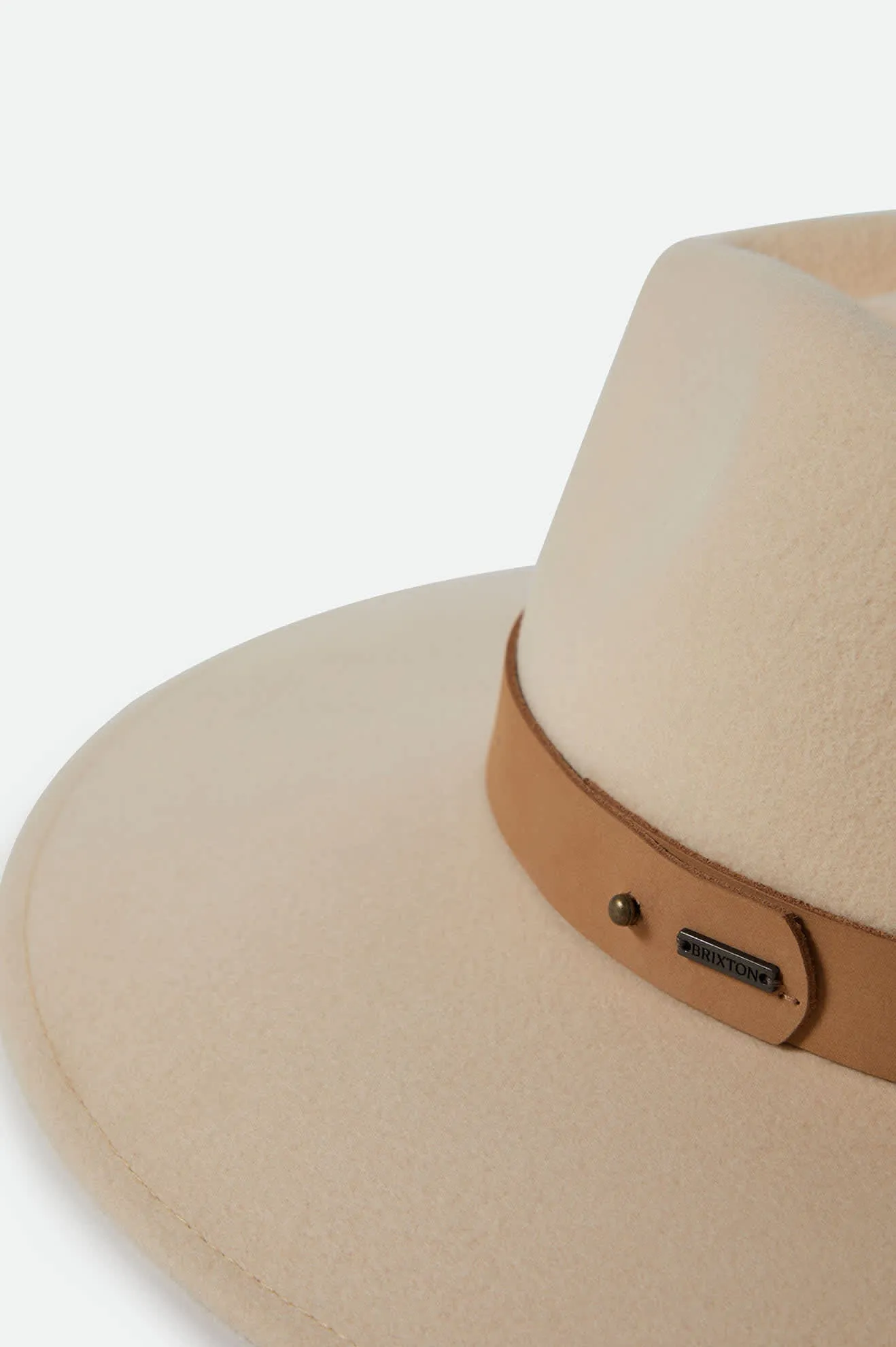Eleanor Felt Packable Hat - Macadamia