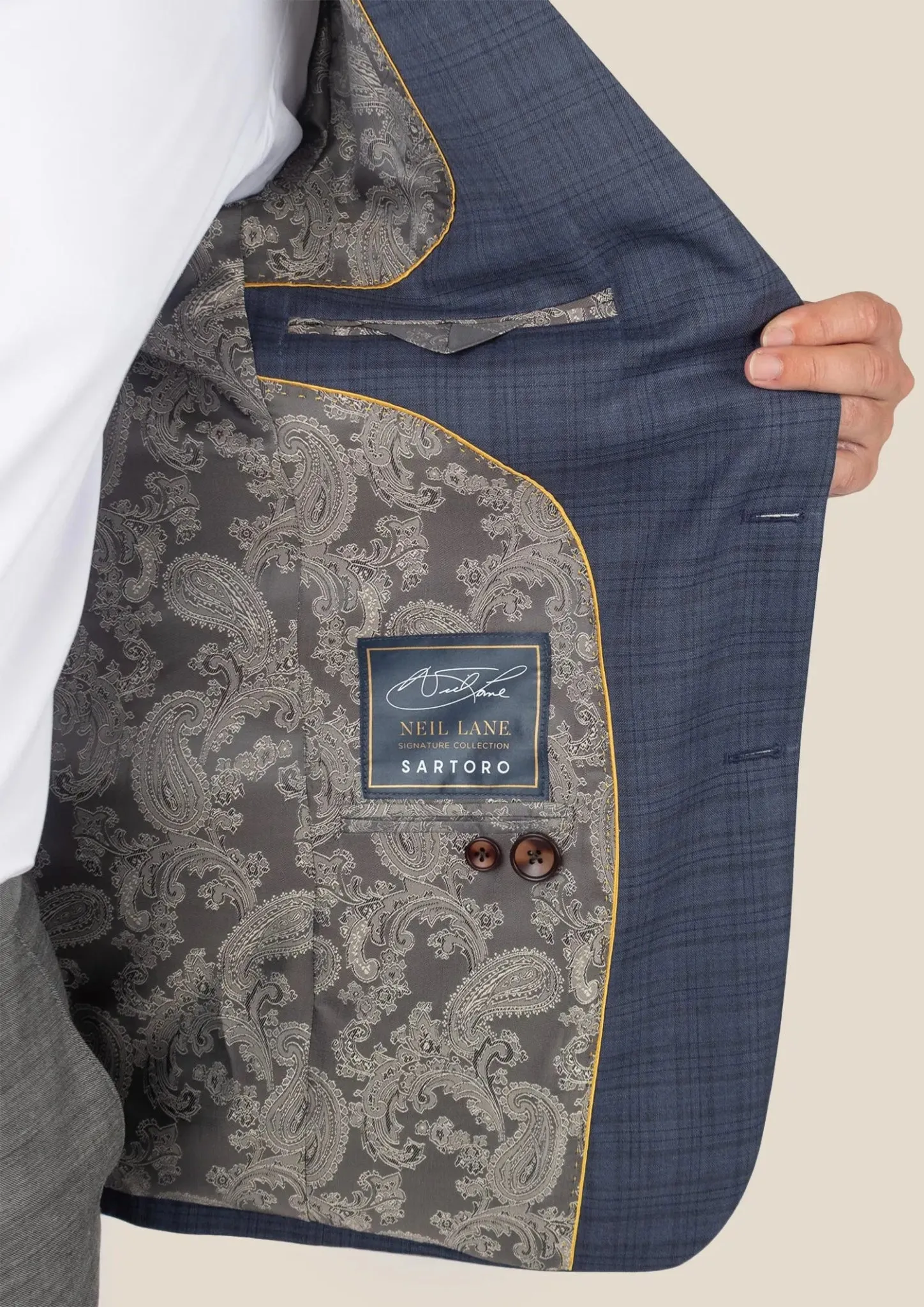 Ellis Twilight Blue Plaid Jacket