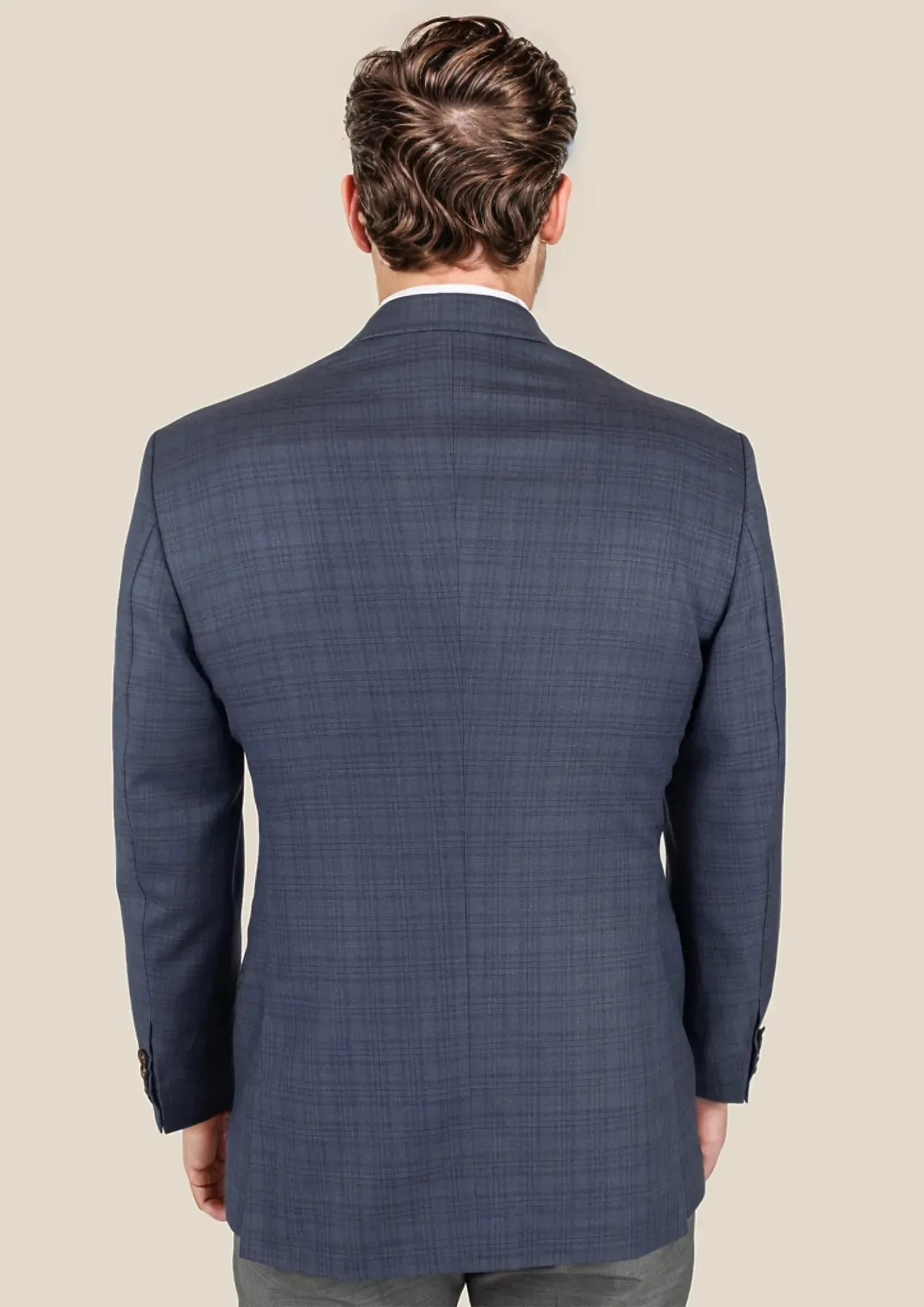 Ellis Twilight Blue Plaid Jacket