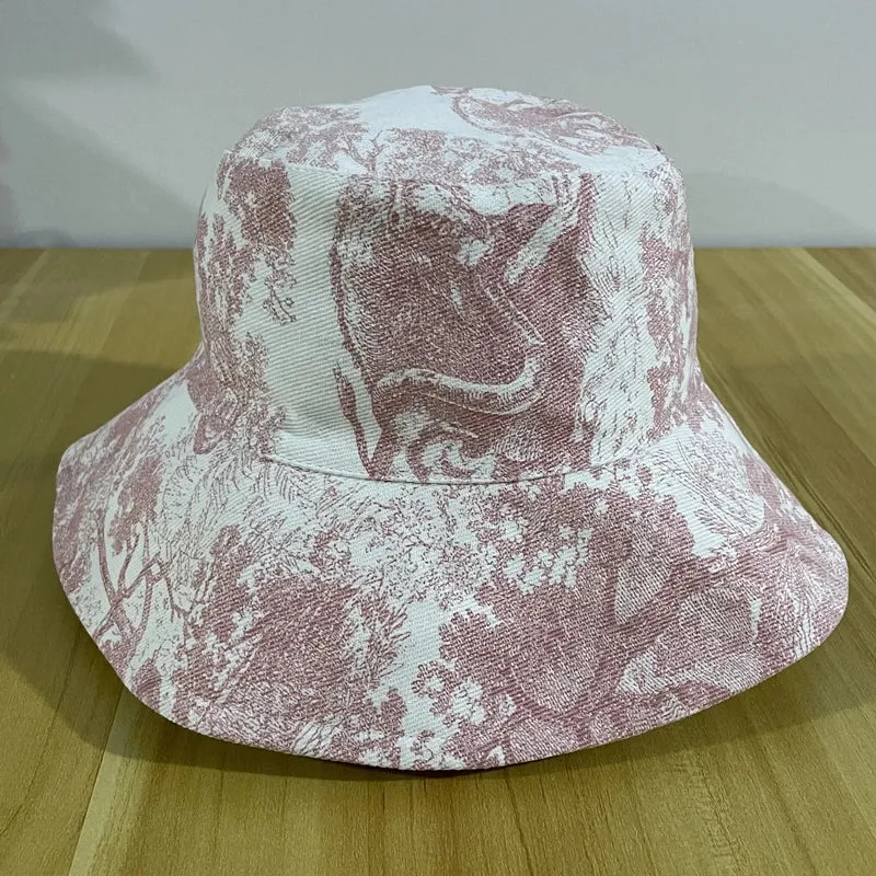 Fashion Jungle Print Street Fisherman Hat