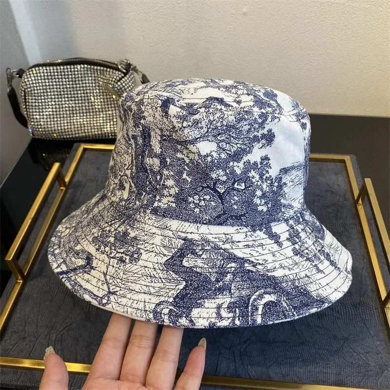 Fashion Jungle Print Street Fisherman Hat