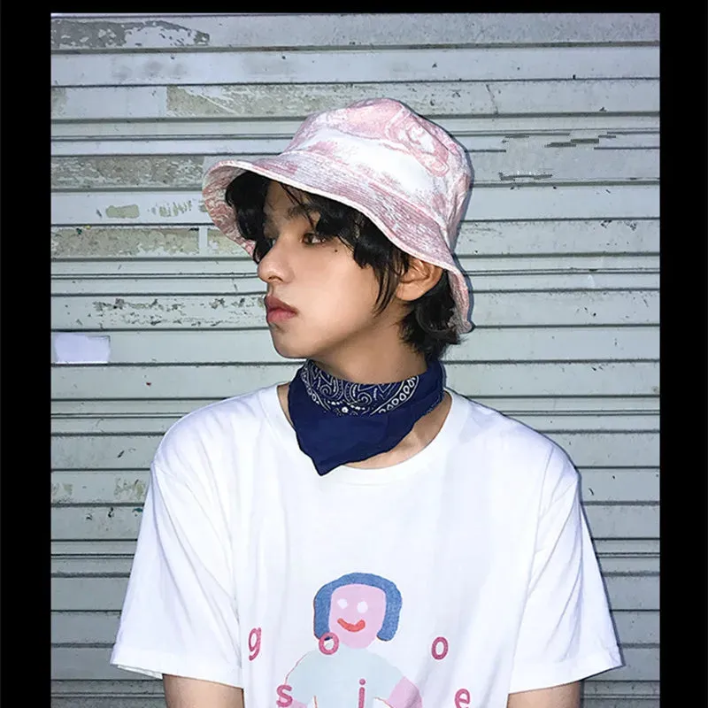 Fashion Jungle Print Street Fisherman Hat