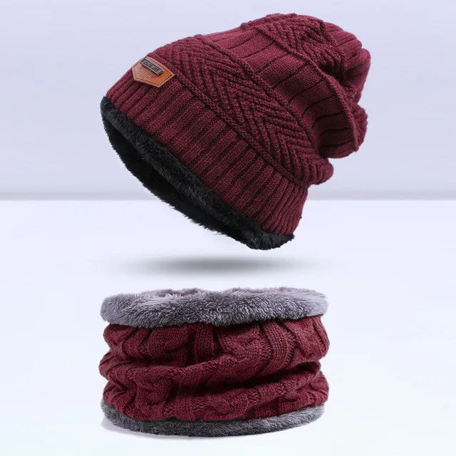 Fashion Knitted Warm Skullies Beanies Winter Hat for Men - 6 Colour